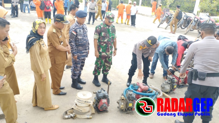 Polsek Sinaboi Gelar Apel Bersama Dalam Rangka Kesiapsiagaan Karlahut